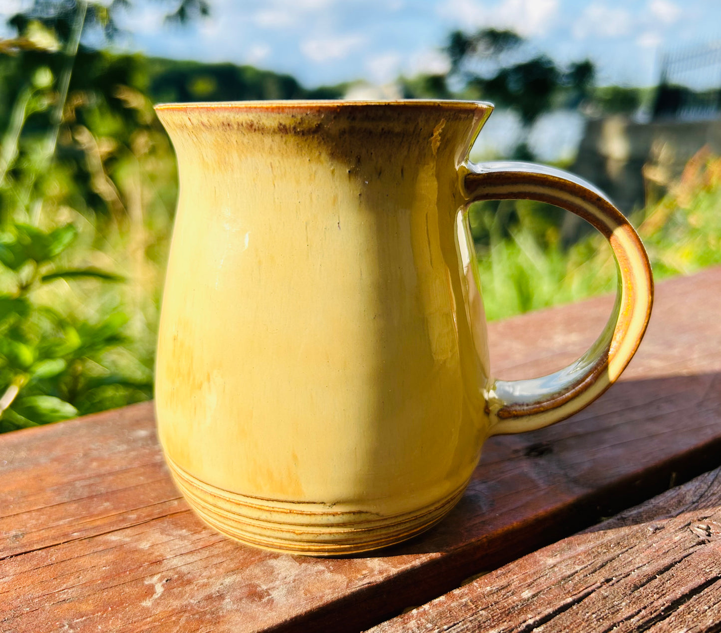 Carved Cream Mug