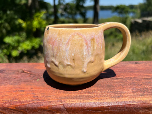 Yellow and Pink Mug