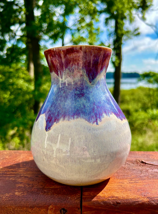 Purple twilight vase