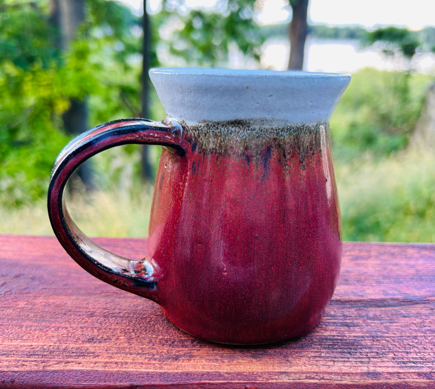 Red Copper Stoneware Mug